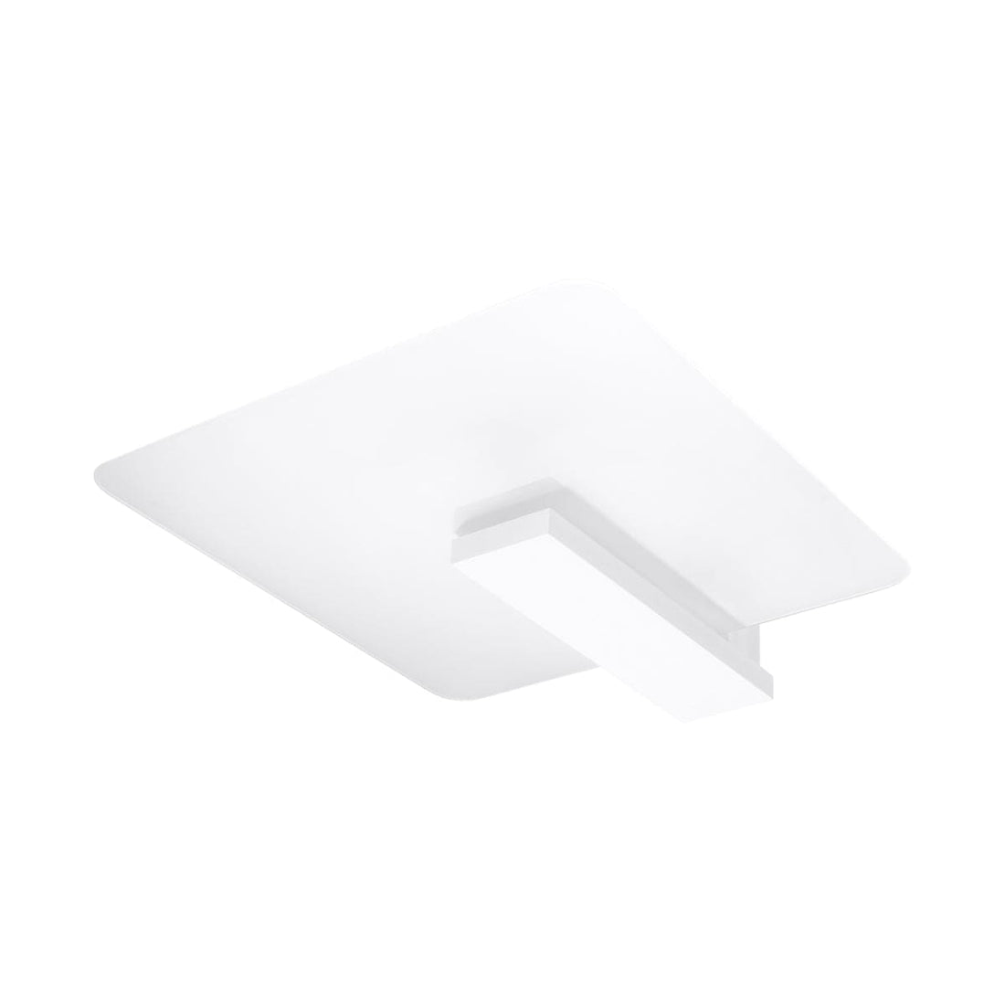 LAPPO Vit Trä Taklampa - Skandinavisk Design - Matt Glas Skärm - E27 Glödlampa Kompatibel - Lätt Att Rengöra - Mjuk Ambient Belysning
