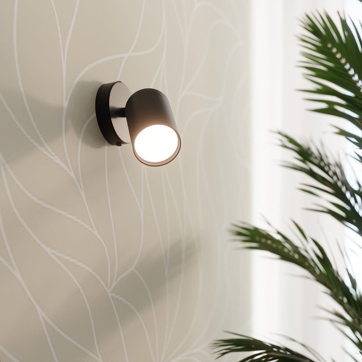 LEMMI 2 Svart Taklampa - Minimalistisk LED-belysning - Hög CRI - Justerbara armar - Energibesparande - 5-års garanti - Modern Interiörbelysning