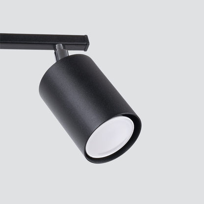 LEMMI 2 Svart Taklampa - Minimalistisk LED-belysning - Hög CRI - Justerbara armar - Energibesparande - 5-års garanti - Modern Interiörbelysning