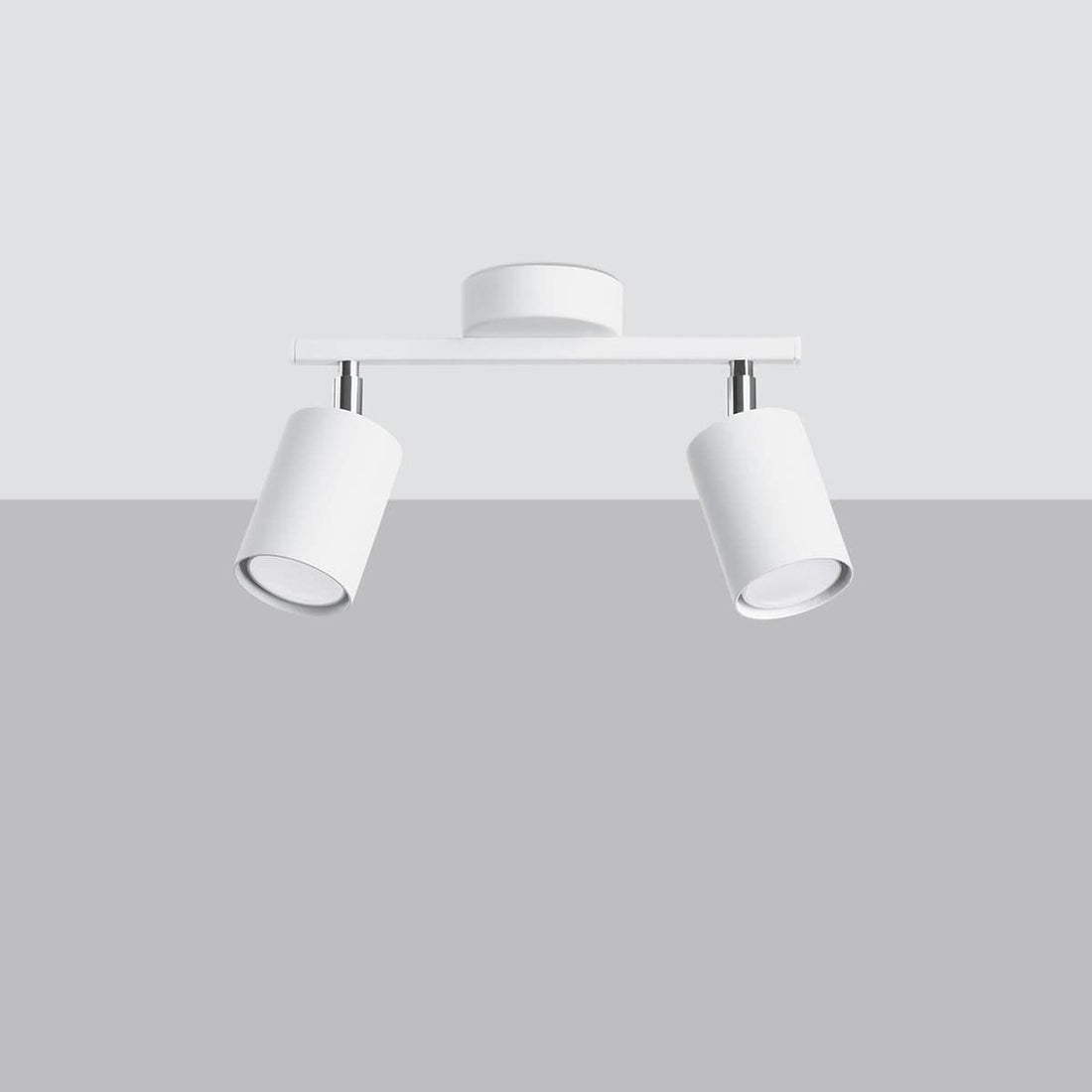 LEMMI 2 Vit Taklampa - Minimalistisk LED-belysning - Hög CRI - Justerbara Armar - Energisnålt - 5-årsgaranti - Modern Inredningsbelysning