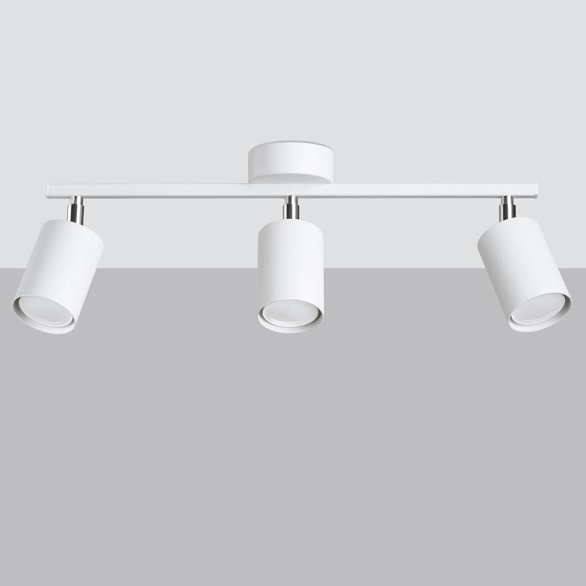 LEMMI Taklampa 3 Vit - Minimalistisk Design - LED Modul - Justerbar Belysning - 5-års Garanti - Högkvalitativ Metall