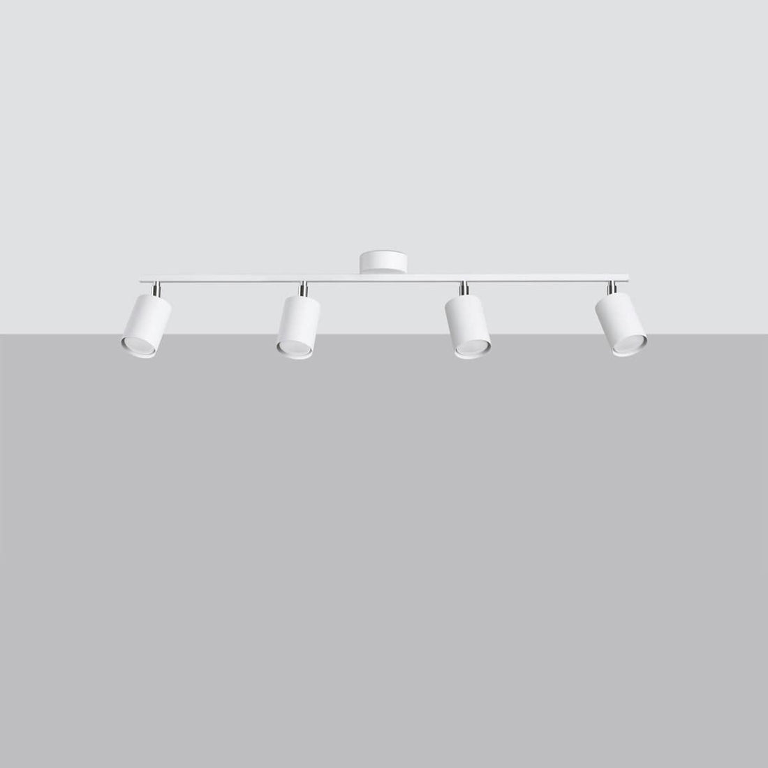 LEMMI Taklampa 4 L Vit - Minimalistisk Design - Justerbar Ljusvinkel - Smart Bulb Kompatibel - Lätt att Rengöra - Funktionell Belysning