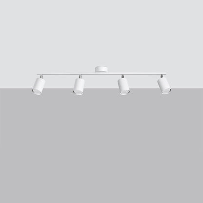LEMMI Taklampa 4 L Vit - Minimalistisk Design - Justerbar Ljusvinkel - Smart Bulb Kompatibel - Lätt att Rengöra - Funktionell Belysning