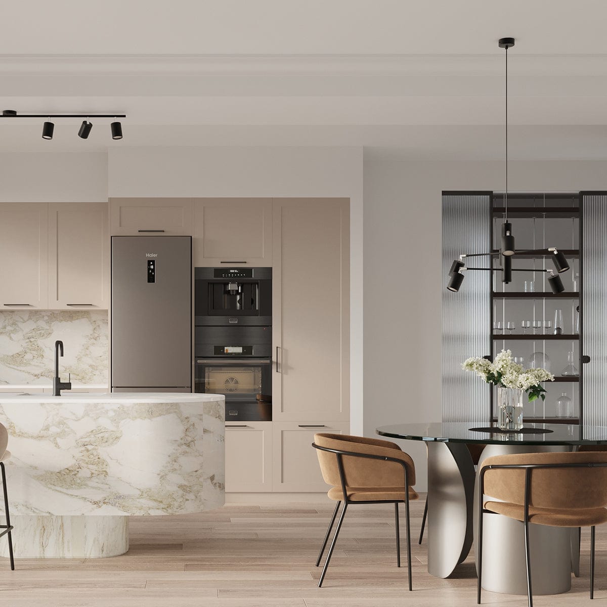 LEMMI Taklampa 6 L Svart - Minimalistisk Design - Justerbar Ljusvinkel - Smart Glödlampa Kompatibel - Lätt att Rengöra - Funktionell Belysning