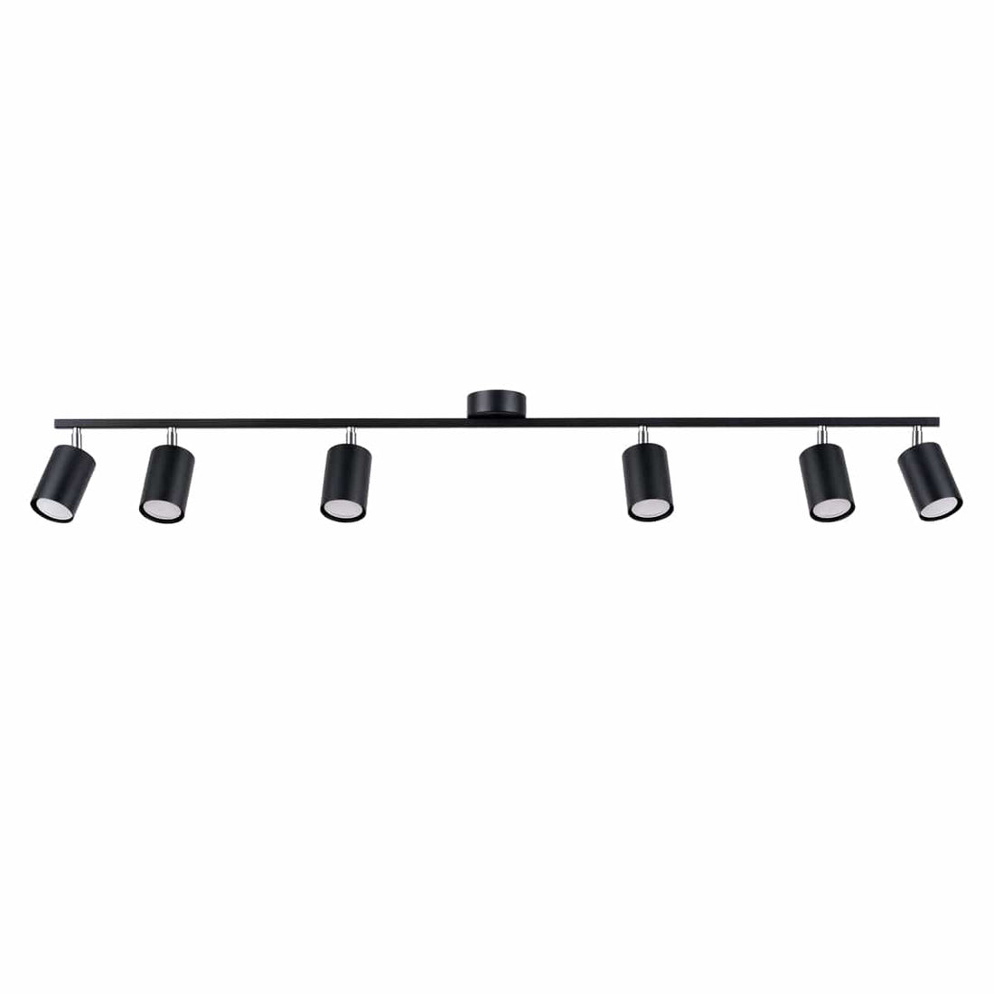 LEMMI Taklampa 6 L Svart - Minimalistisk Design - Justerbar Ljusvinkel - Smart Glödlampa Kompatibel - Lätt att Rengöra - Funktionell Belysning