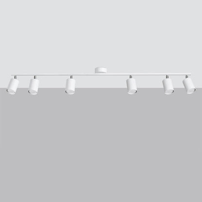 LEMMI Taklampa 6 L Vit - Minimalistisk Design - Justerbar Ljusvinkel - Smart Glödlampa Kompatibel - Lätt att Rengöra - Funktionell Belysning