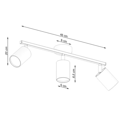 LEMMI Taklampa - Svart Minimalistisk Design - LED Modul - Justerbar Belysning - 5-års Garanti - Högkvalitativ Metall