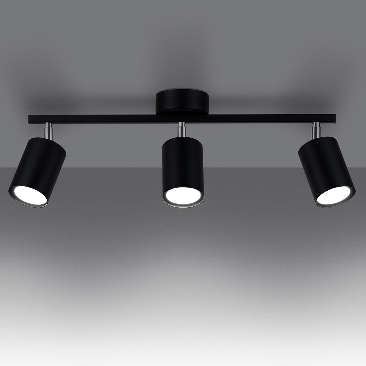 LEMMI Taklampa - Svart Minimalistisk Design - LED Modul - Justerbar Belysning - 5-års Garanti - Högkvalitativ Metall