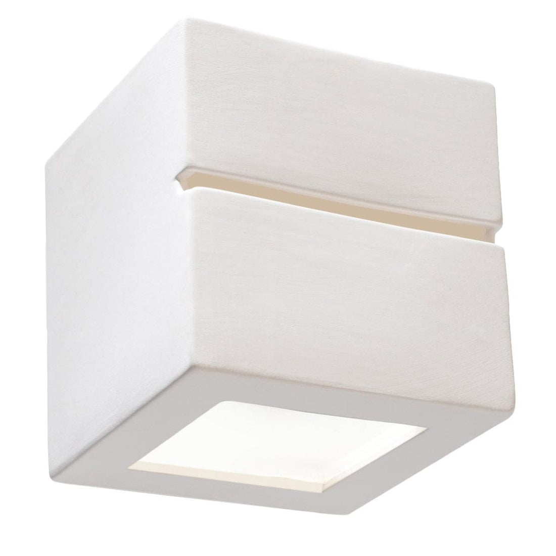 LEO LINE - Vägglampa Keramik - Modern Design - Målningsbar Yta - E27 Kompatibel - Upp &amp; Ner Ljuseffekt