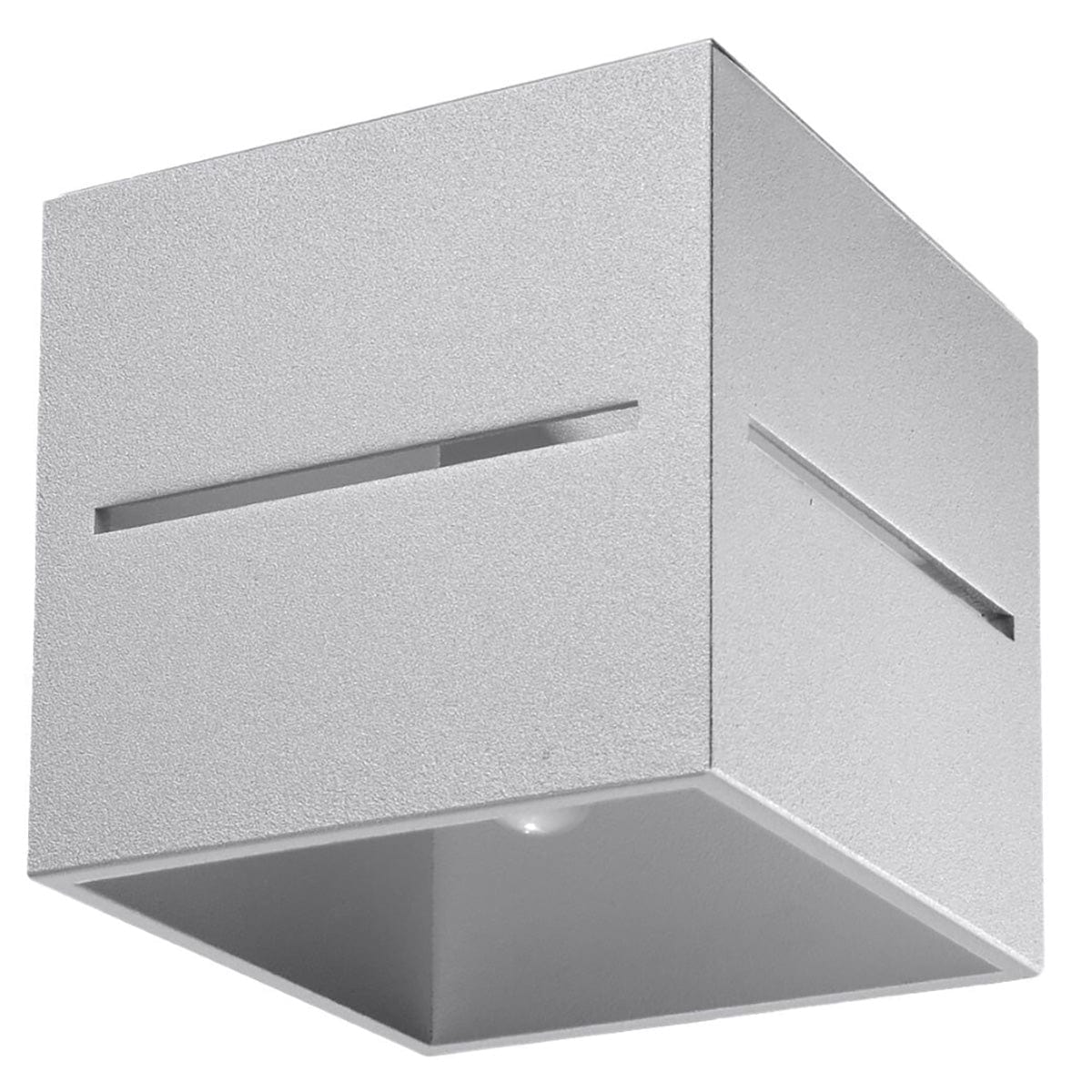 Lobo Gray Taklampa - Minimalistisk Aluminium Design - G9 LED Sockel - 10x10x10 cm