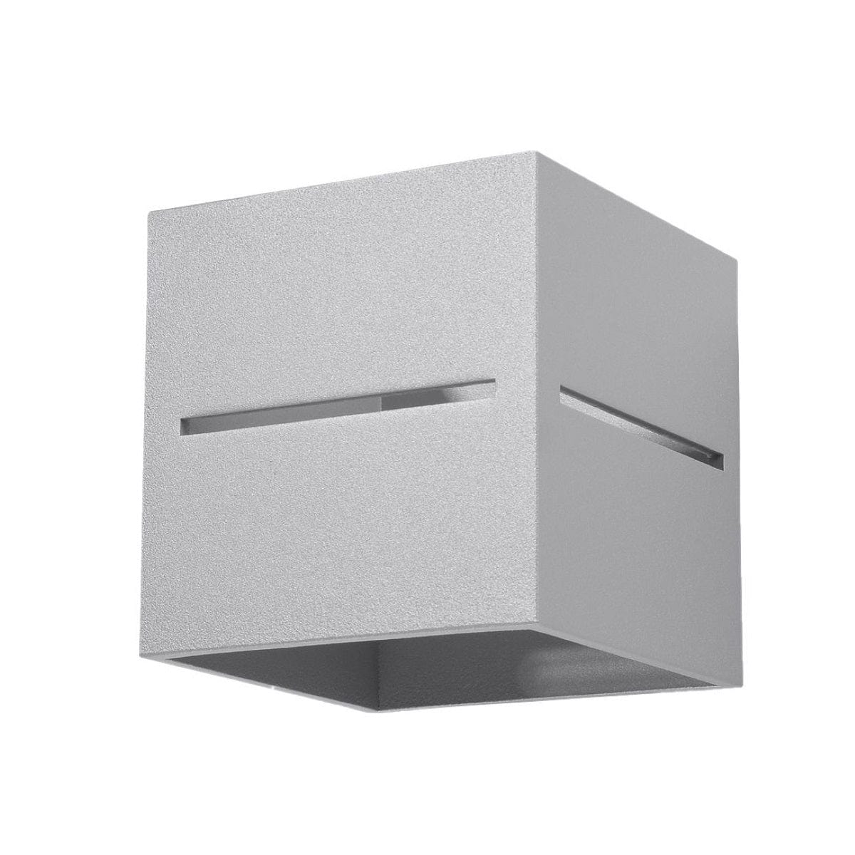 Lobo Gray Vägglampa - Minimalistisk Aluminium Design - G9 Sockel - 10x12x10 cm