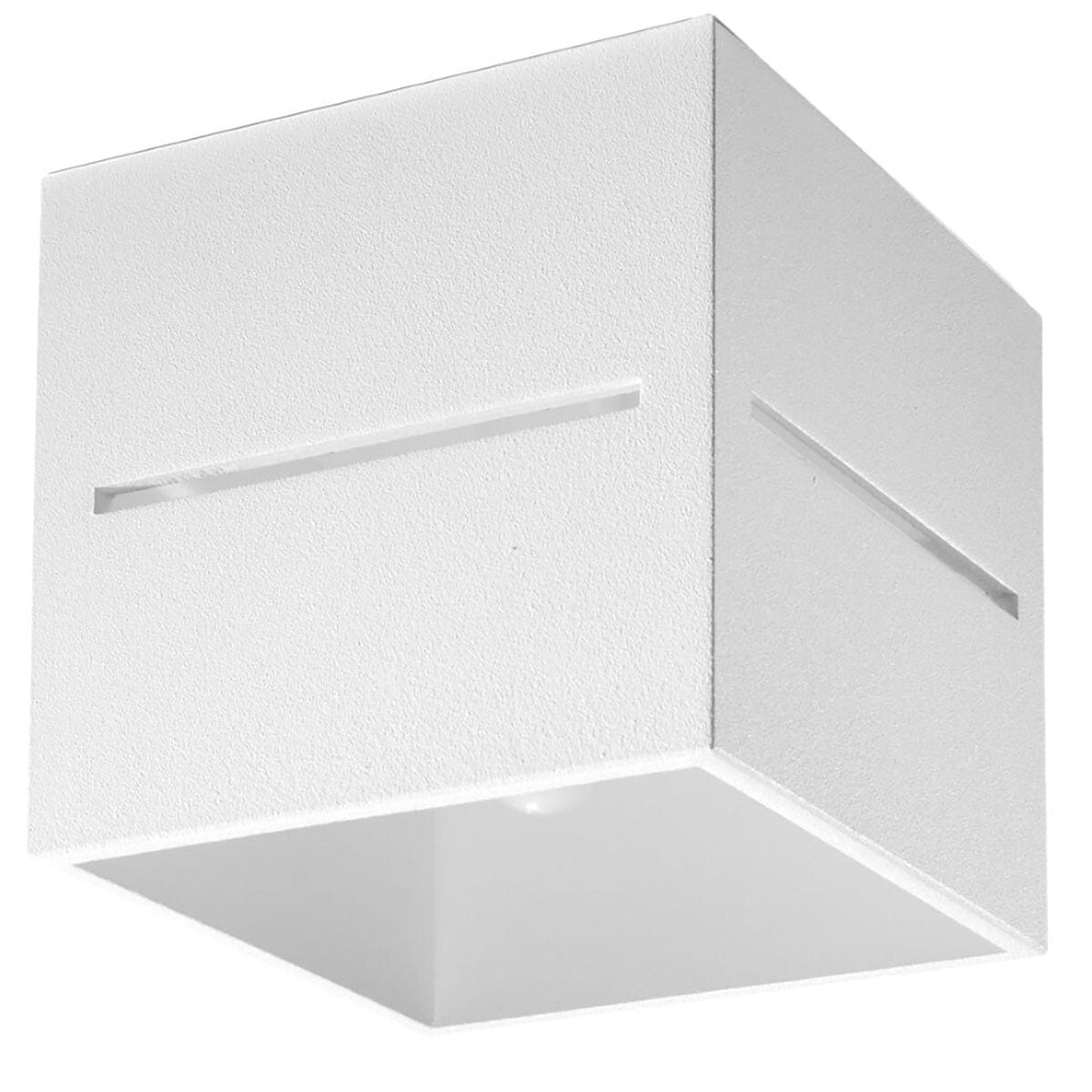 LOBO Vit Taklampa - Minimalistisk Aluminium Design - G9 LED Socker - 10x10x10 cm