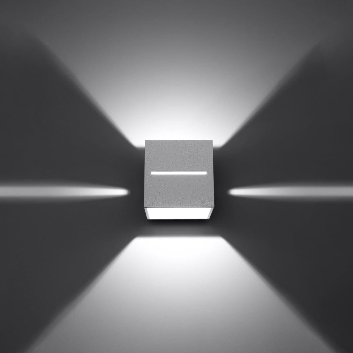 Lobo Vit Vägglampa - Minimalistisk Aluminiumdesign - G9 Sockel - 10x12x10 cm