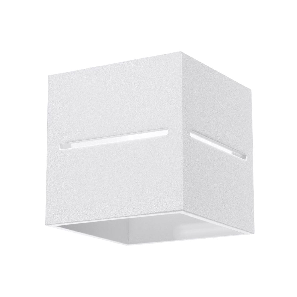 Lobo Vit Vägglampa - Minimalistisk Aluminiumdesign - G9 Sockel - 10x12x10 cm