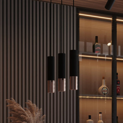 LOOPEZ Taklampa Svart/Koppar - Modern Spot Light - Lätt att rengöra - Utbytbart GU10-lampor - Universellt monteringssystem - Tidös design
