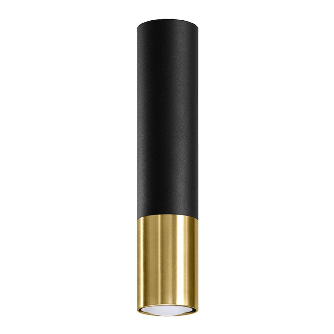 LOOPEZ Taklampa Svart/Guld - Modern Spotlight - Lätt att Rengöra - Bytbara GU10 Lampa - Universellt Monteringssystem - Tidlös Design