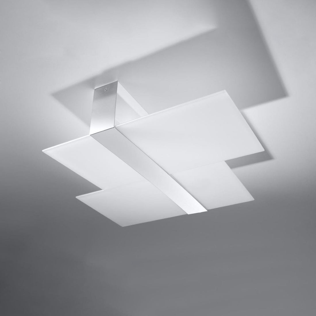 Massimo Taklampa - Krom &amp; Vit - E27 Max 15W - Modern Skandinavisk Design