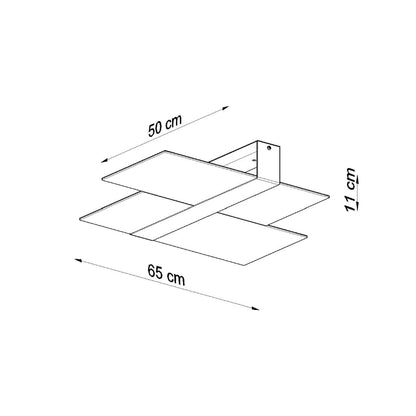 Massimo Taklampa Vit - Vit Glaskupa - Utbytbara E27 Glödlampor - Matt Ytbehandling - Lätt att Rengöra - Tidös Design - Ytmonteringssystem
