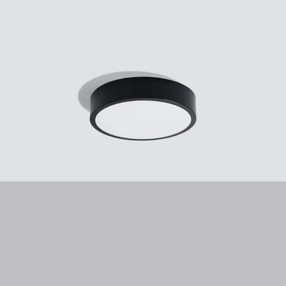 Onyx 30 Taklampa Svart LED 3000K - Rund Takplafond - Enkelt och Elegant Design - Lätt att Rengöra - Mjuk och Diffuserad Ljus - Minimalistisk Stil