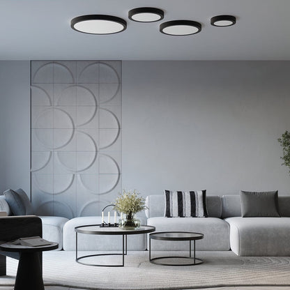 Onyx 30 Taklampa Vit LED 3000K - Rund Takplafond - Enkelt och Elegant Design - Lätt att Rengöra - Mjuk och Diffuserad Ljus - Minimalistisk Stil