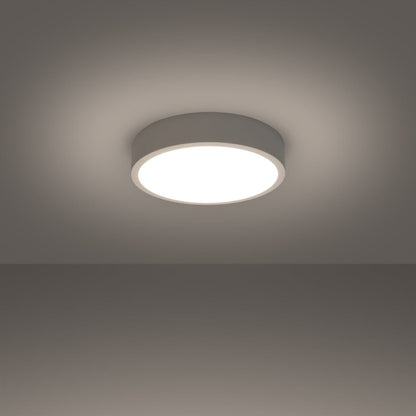 Onyx 30 Taklampa Vit LED 3000K - Rund Takplafond - Enkelt och Elegant Design - Lätt att Rengöra - Mjuk och Diffuserad Ljus - Minimalistisk Stil