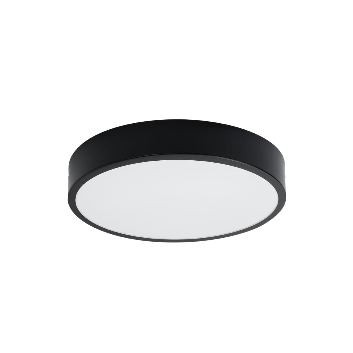 Onyx 40 Taklampa Svart LED 3000K - Rund Takplafond - Enkel och Elegant Design - Lätt att Rengöra - Mjuk och Diffuserad Ljus - Minimalistisk Stil