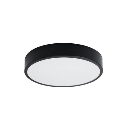 Onyx 40 Taklampa Svart LED 3000K - Rund Takplafond - Enkel och Elegant Design - Lätt att Rengöra - Mjuk och Diffuserad Ljus - Minimalistisk Stil