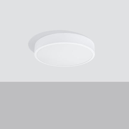 Onyx 40 Taklampa Vit LED 3000K - Rund Takplafond - Enkelt och Eleganta Design - Lätt att Rengöra - Mjuk och Diffuderad Ljus - Minimalistisk Stil