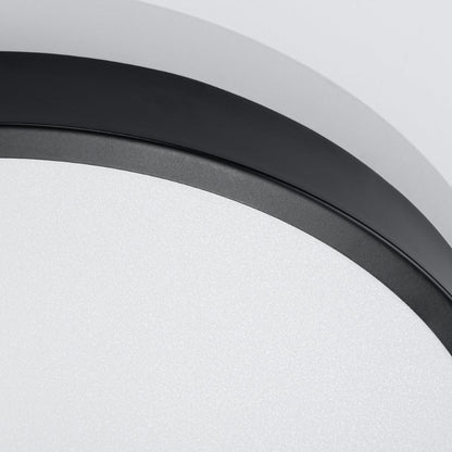 Onyx 50 Taklampa Svart LED 3000K - Rund Takplafond - Enkel och Elegant Design - Lätt att Rengöra - Mjuk och Diffus Ljus - Minimalistisk Stil