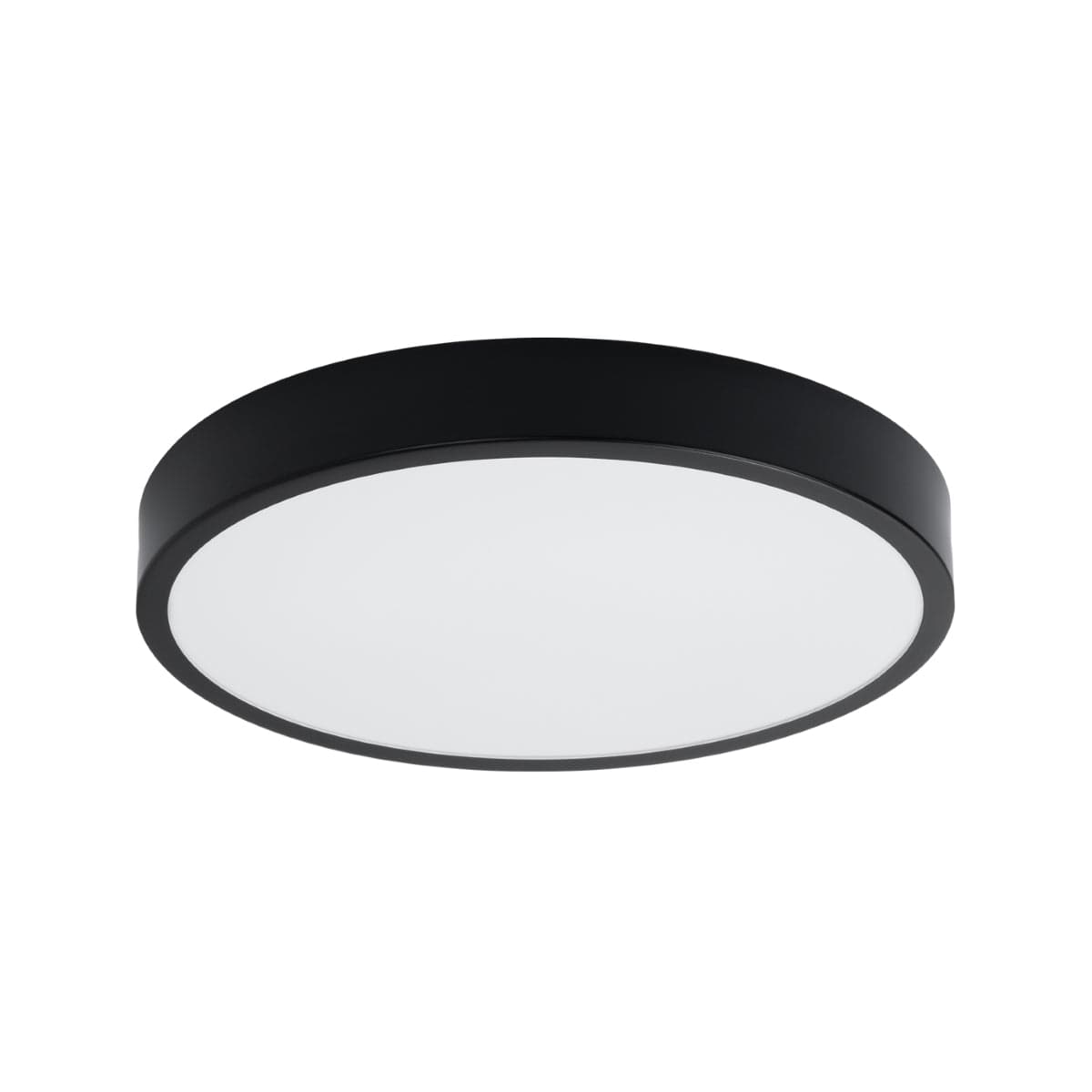 Onyx 50 Taklampa Svart LED 3000K - Rund Takplafond - Enkel och Elegant Design - Lätt att Rengöra - Mjuk och Diffus Ljus - Minimalistisk Stil