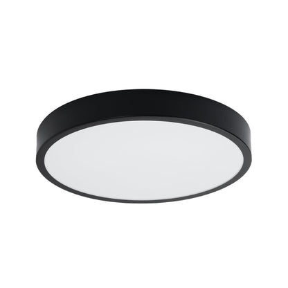 Onyx 50 Taklampa Svart LED 3000K - Rund Takplafond - Enkel och Elegant Design - Lätt att Rengöra - Mjuk och Diffus Ljus - Minimalistisk Stil