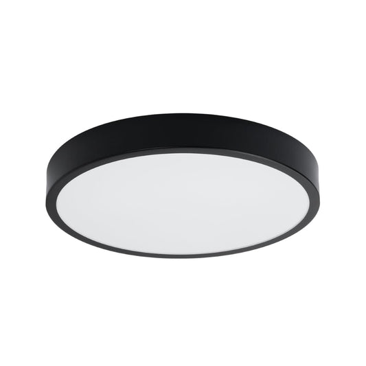 Onyx 50 Taklampa Svart LED 3000K - Rund Takplafond - Enkel och Elegant Design - Lätt att Rengöra - Mjuk och Diffus Ljus - Minimalistisk Stil