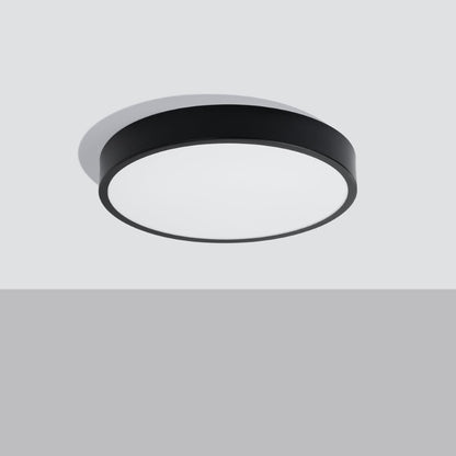 Onyx 50 Taklampa Svart LED 3000K - Rund Takplafond - Enkel och Elegant Design - Lätt att Rengöra - Mjuk och Diffus Ljus - Minimalistisk Stil