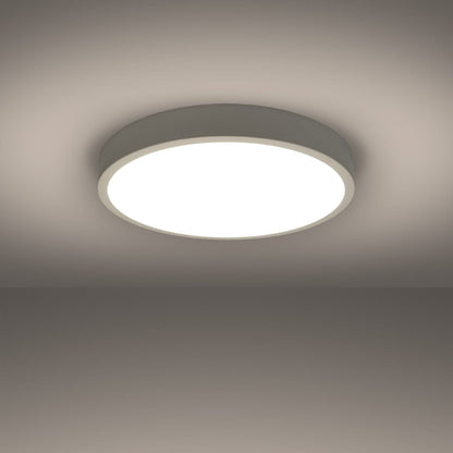 Onyx 50 Taklampa Vit LED 3000K - Rund Takplafond - Enkel och Elegant Design - Lätt att Rengöra - Mjuk och Diffuserad Ljus - Minimalistisk Stil