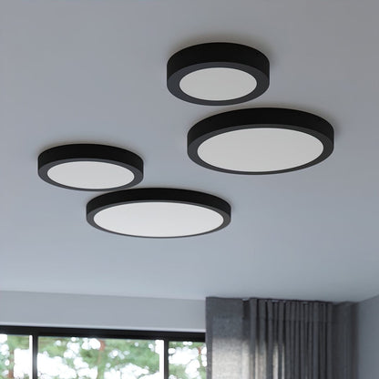 Onyx 50 Taklampa Vit LED 3000K - Rund Takplafond - Enkel och Elegant Design - Lätt att Rengöra - Mjuk och Diffuserad Ljus - Minimalistisk Stil