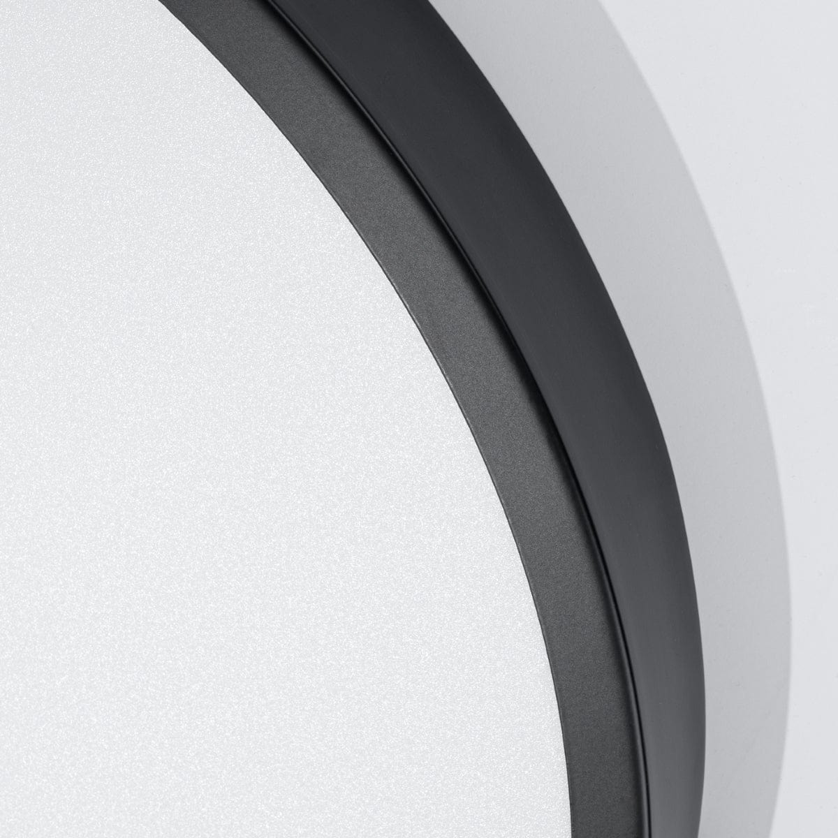 Onyx 60 Taklampa Svart LED 3000K - Rund Takplafond - Enkel och Elegant Design - Lätt att Rengöra - Mjukt och Diffust Ljus - Minimalistisk Stil