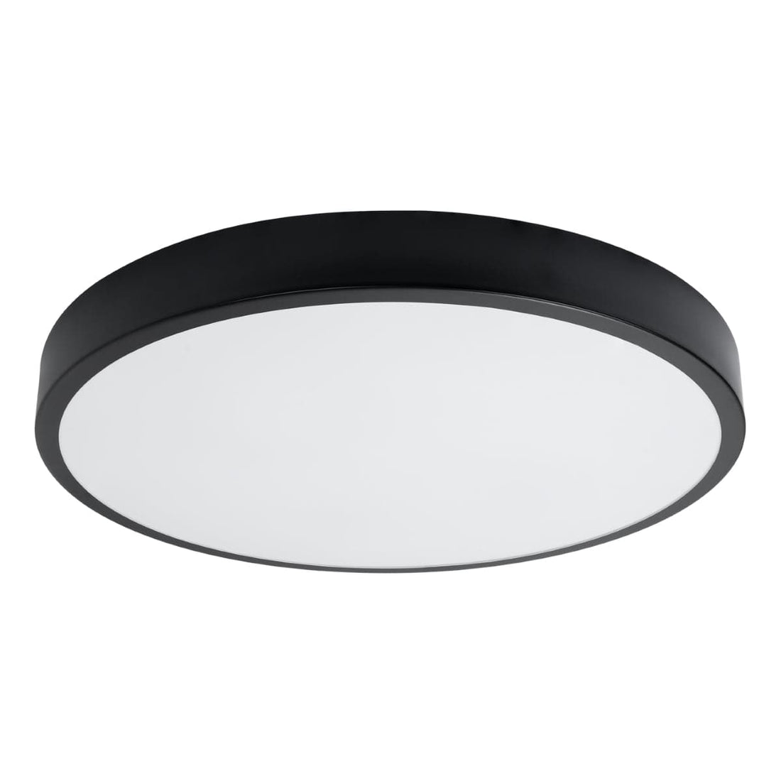 Onyx 60 Taklampa Svart LED 3000K - Rund Takplafond - Enkel och Elegant Design - Lätt att Rengöra - Mjukt och Diffust Ljus - Minimalistisk Stil