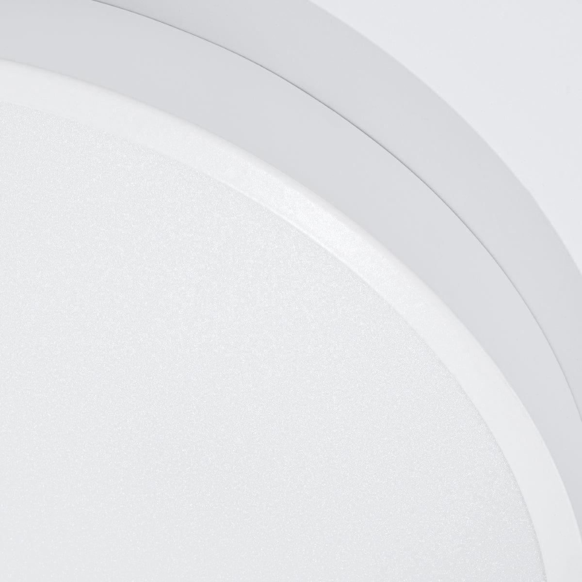 Onyx 60 Taklampa Vit LED 3000K - Rund Takplafond - Enkel och Elegant Design - Lätt att Rengöra - Mjuk och Diffunderad Ljus - Minimalistisk Stil