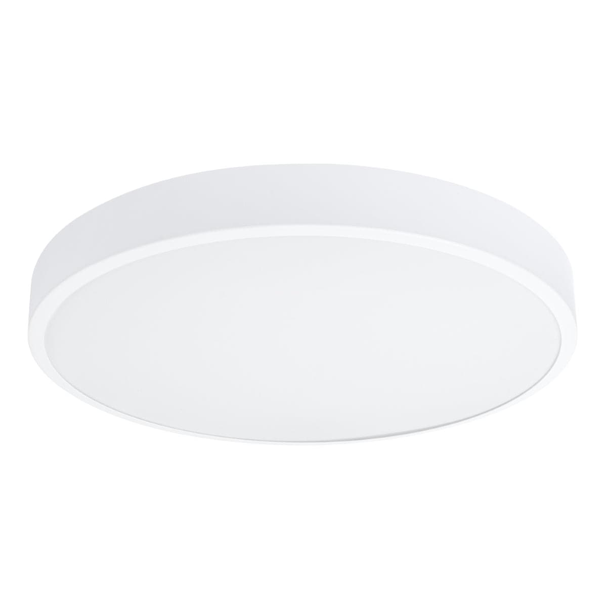 Onyx 60 Taklampa Vit LED 3000K - Rund Takplafond - Enkel och Elegant Design - Lätt att Rengöra - Mjuk och Diffunderad Ljus - Minimalistisk Stil