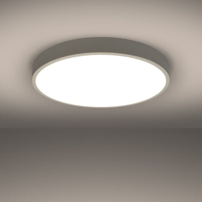 Onyx 60 Taklampa Vit LED 3000K - Rund Takplafond - Enkel och Elegant Design - Lätt att Rengöra - Mjuk och Diffunderad Ljus - Minimalistisk Stil