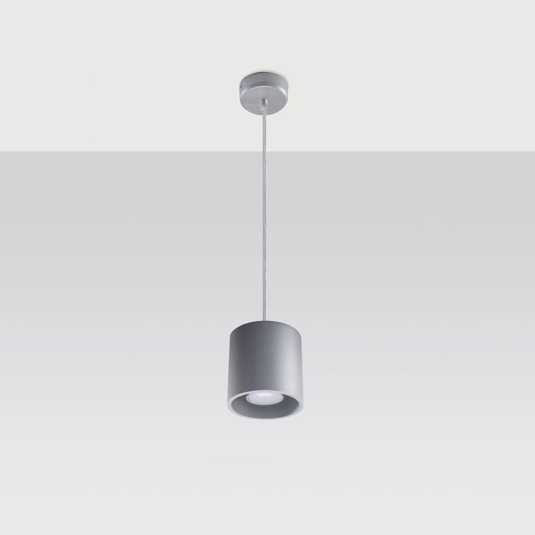 Orbis Gray Tak- &amp; Vägglampa - Cylindrisk Design - Minimalistisk Belysning