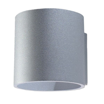Orbis Gray Tak- &amp; Vägglampa - Modern Cylindrisk Design - Minimalistisk Belysning