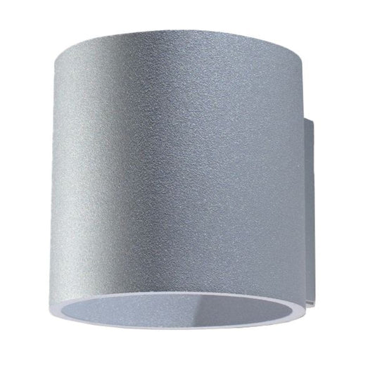 Orbis Gray Tak- & Vägglampa - Modern Cylindrisk Design - Minimalistisk Belysning