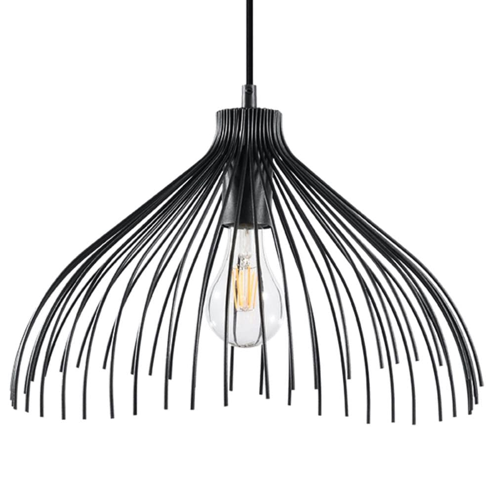 Hängande lampa stål Umb industriell design E27