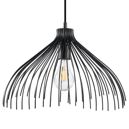 Hängande lampa stål Umb industriell design E27