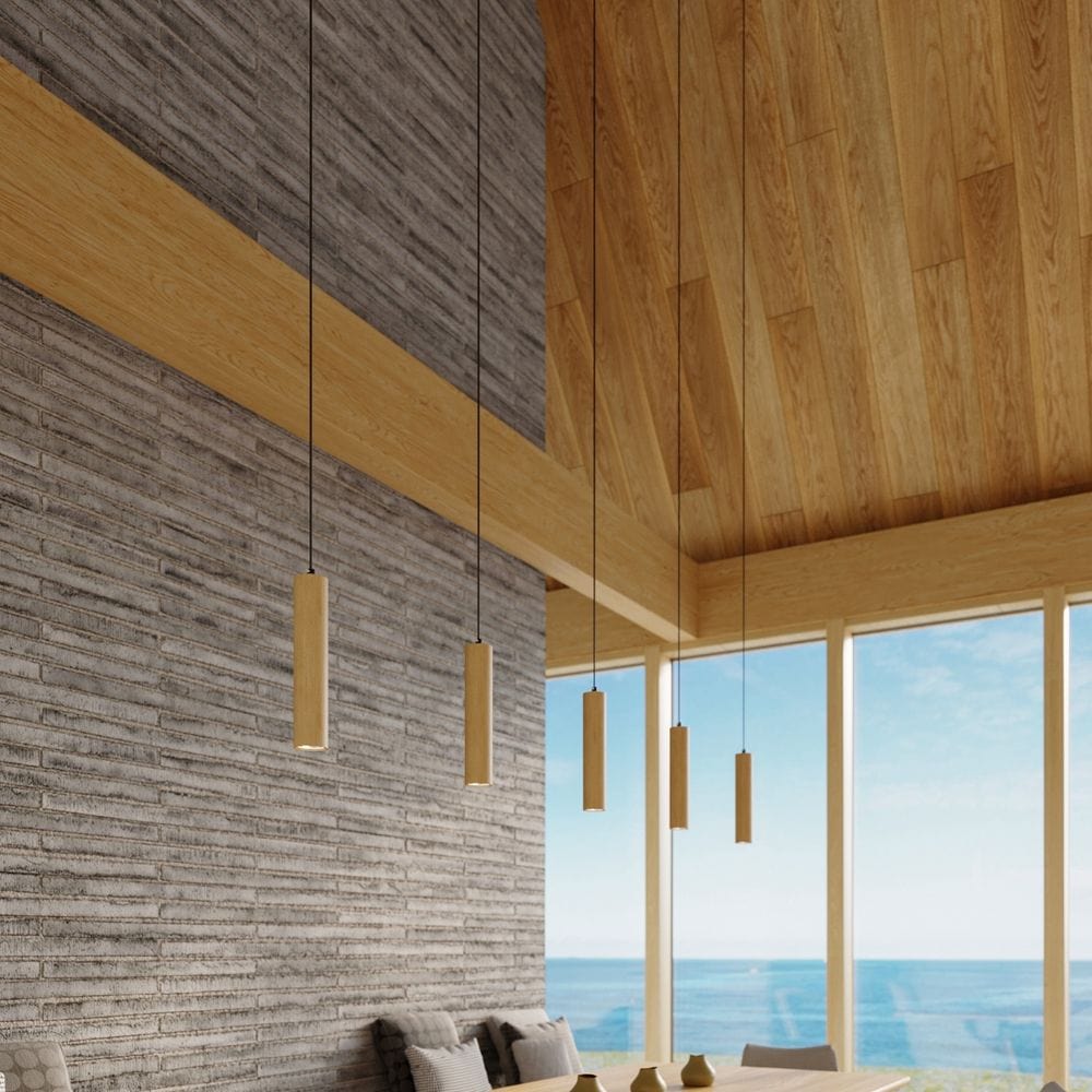 Pendant lamp wood Lino Skandinavisk Design GU10