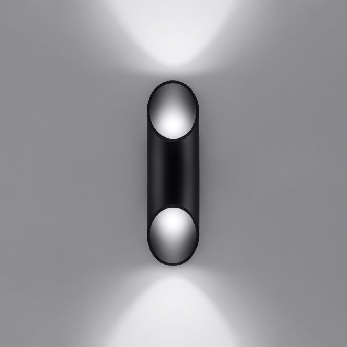 Penne Svart Aluminium Vägglampa - Minimalistisk G9 LED Lampa - 10x12x30 cm