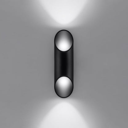 Penne Svart Aluminium Vägglampa - Minimalistisk G9 LED Lampa - 10x12x30 cm