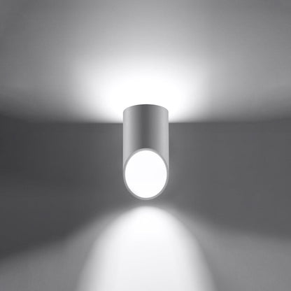 Penne Minimalist Vit Aluminium Vägglampa - Modern G9 LED Lampa - 10x12x20 cm