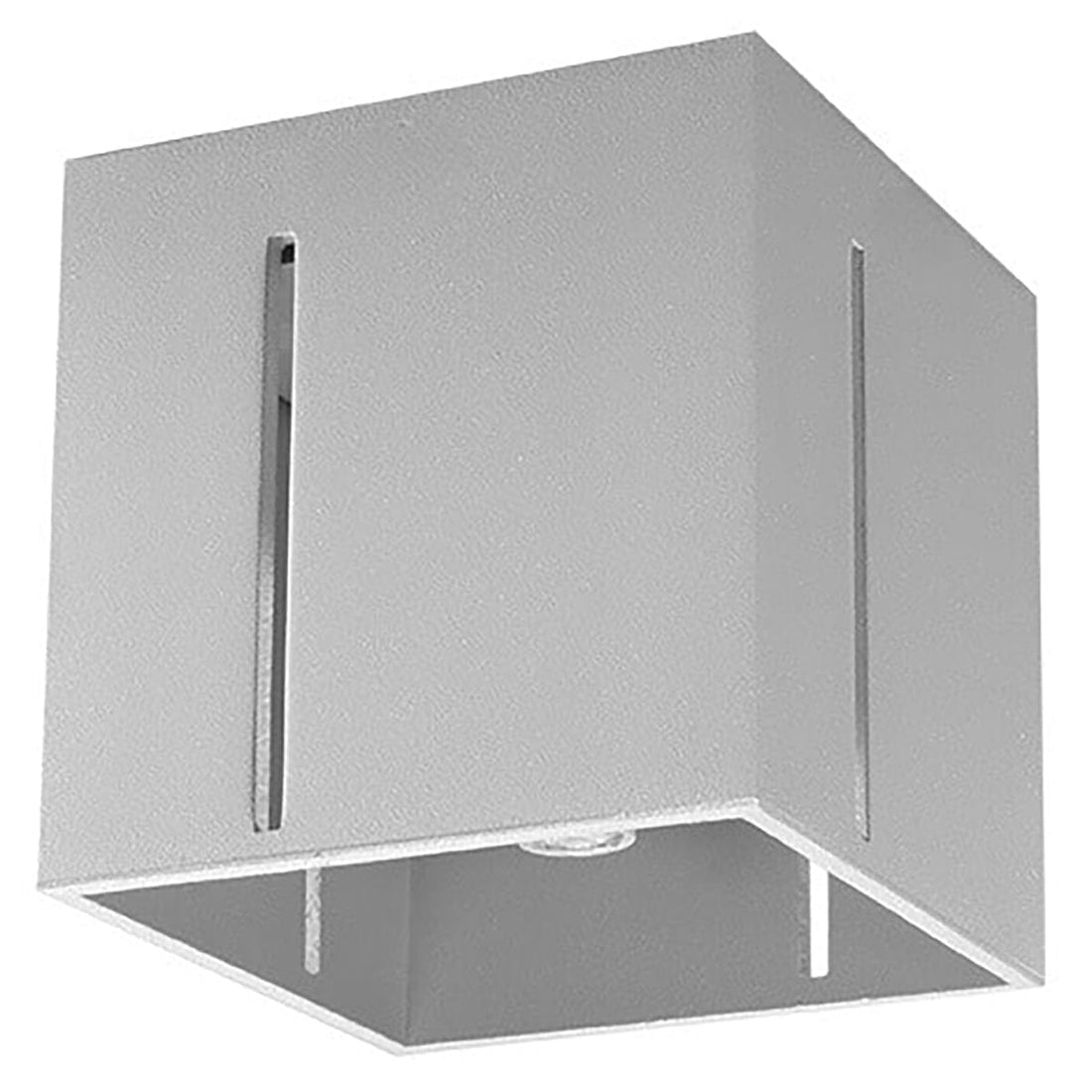 PIXAR Taklampa - Grå - Modern Aluminiumdesign - Perforerad Skärm - Bytbara G9-lampor - Futuristisk Belysning - Enkel Ytmontering